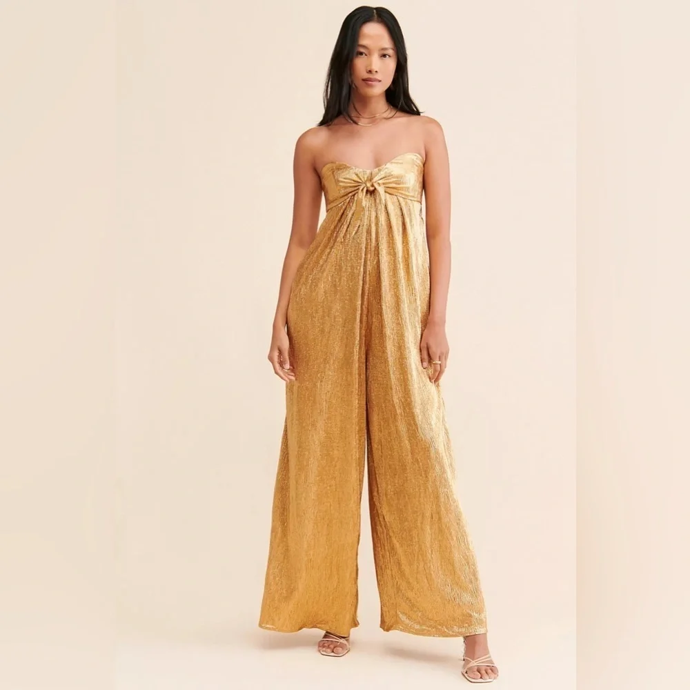 Free People Olivia Strapless Jumpsuit